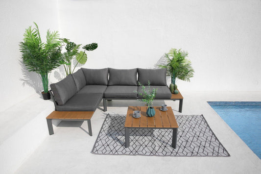 Intimo Garden Modena loungeset - grijs - TuinTrends