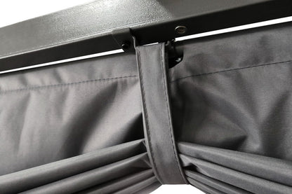 Intimo Garden Sofia prieel 3x3 m - antraciet / Paviljoen inclusief schaduwdoek - TuinTrends